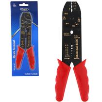 Alicate desencapador / terminal de fios cabo vermelho 8''