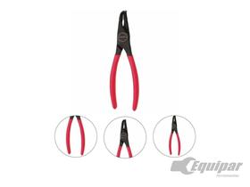 Alicate Externo Curvo 7" Extrator de Anel CR-V - Gedore Red R2765