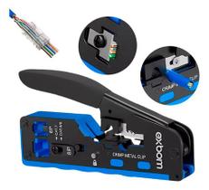 Alicate Ez Crimp De Passagem Rj45, Rj12 E Rj11
