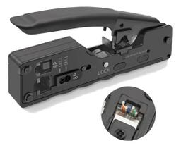 Alicate EZ Crimpagem Cat7,6A,5E multifuncao onectores de passagem RJ45 RJ12 RJ11 Alicate EZ Crimpagem Cat7,6A,5E multifuncao onectores de passagem RJ45 RJ12 RJ11