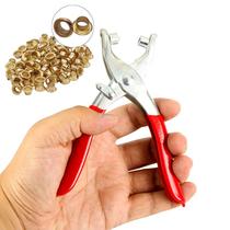 Alicate Fixador Para Ilhós Couro Bolsa C/ 100 Ilhóses Alicate Fixador Para Ilhós Couro Bolsa C/ 100 Ilhóses