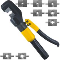 Alicate Hidráulico Prensa Terminais Elétricos Crimpagem de 4mm a 70mm Profissional Alicate Hidráulico Prensa Terminais Elétricos Crimpagem de 4mm a 70mm Profissional