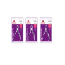 Alicate Inox Cutícula Afiado 777 Profissional 3 Unidades Mundial