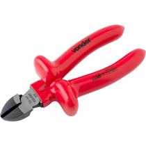 Alicate Isolado Corte Diagonal 6" Vonder Cabo Isolado 1000V IEC 60900 Aço Cromo Vanádio Polido