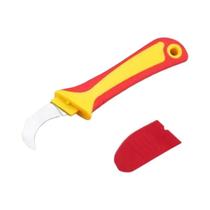 Alicate Isolado Para Eletricista Com Lâmina Reta E Curva E Cabo De Borracha