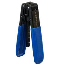 Alicate Jacaré Decapador Cabo Fibra Drop Óptico Flat Azul - Western