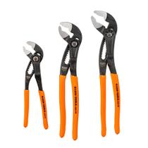 Alicate Klein Tools D5053BKIT de ajuste rápido 7", 10", 12"