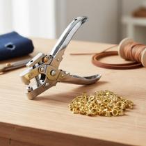 Alicate Lanmax Aplicador de Ilhós 2 em 1 Furador para Artesanato Costura e Confecção