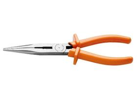 Alicate Meia Cana Bico Longo Reto Isolado 8" Tramontina