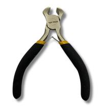 Alicate Mini Corte Frontal 4,5" Torques Com Mola Aço Carbono Niquelado Cabo Borracha Termoplástica