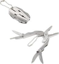 Alicate multifuncional de aço inoxidável polido 6 em 1 conjunto de ferramentas múltiplas com bainha, mini Alicate multifuncional de aço inoxidável polido 6 em 1 conjunto de ferramentas múltiplas com bainha, mini