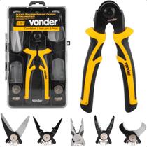 Alicate Multifunções Cabeças Intercambiáveis 5 em 1 Vonder Alicate Multifunções Cabeças Intercambiáveis 5 em 1 Vonder
