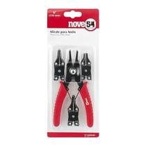 ALICATE P ANEIS c Pontas Intercambiaveis 6 152mm AC - NOVE54 ALICATE P ANEIS c Pontas Intercambiaveis 6 152mm AC - NOVE54
