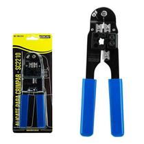 Alicate p/ crimpar rj45 kokay azul sc-2210