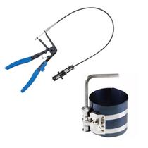 Alicate Para Abraçadeira + Cinta Para Pistão 3 - Lisfer