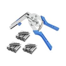 Alicate Para Anéis De Aço Carbono Com 1800 Clips De Unha M Para Gaiola De Galinha E Cerca De Arame