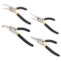 Alicate para Anéis Jogo com 4 Peças 6 1/2 Pol. 165 mm e 7 Po