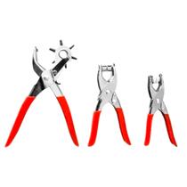 Alicate para Aplicar Ilhós 2 em 1 Profissional com 100 Ilhoses tamanho 54 Alicate para Aplicar Ilhós 2 em 1 Profissional com 100 Ilhoses tamanho 54