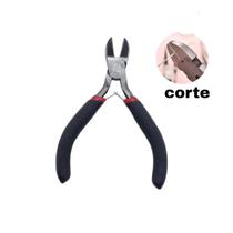 Alicate para bijuteria e artesanato, meia cana jacare / bico redondo / corte Alicate para bijuteria e artesanato, meia cana jacare / bico redondo / corte