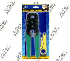 Alicate Para Crimpar 3 Em 1 RJ45 e RJ11 cores Alicate Para Crimpar 3 Em 1 RJ45 e RJ11 cores