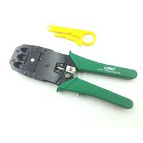 Alicate para crimpar cabo de rede RJ45 e RJ11