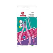 Alicate para Cutícula Mundial Pop + Palito com Glitter Ref. 751 Rosa Alicate para Cutícula Mundial Pop + Palito com Glitter Ref. 751 Rosa