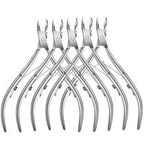 Alicate para Cutículas Flauntia, kit com 5 unidades, aço inoxidável, 10,8 cm Alicate para Cutículas Flauntia, kit com 5 unidades, aço inoxidável, 10,8 cm
