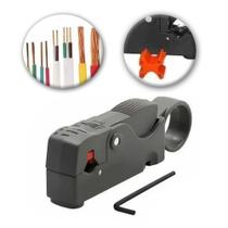 Alicate Para Desencapar E Descascar Fios E Cabos Coaxiais