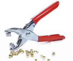 Alicate Para Ilhós Com 100 Ilhoses