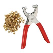 Alicate Para Ilhoses C/ 100 Ilhoses - Excellent 6NT Alicate Para Ilhoses C/ 100 Ilhoses - Excellent 6NT
