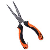 Alicate Para Pesca Multiuso Bico Reto Aço VFox Vf-304 Chumbo