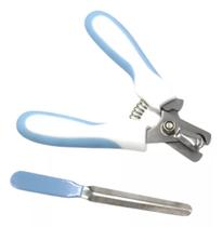 Alicate Para Pet Tesoura Azul Corte De Unhas e Lixa Cães E Gatos Lixa e Corta Alicate Para Pet Tesoura Azul Corte De Unhas e Lixa Cães E Gatos Lixa e Corta