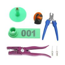 Alicate Para Remoção De Etiquetas De Orelha De Ovelha E Porco, Kit De Identificação De Gado Com 100 Alicate Para Remoção De Etiquetas De Orelha De Ovelha E Porco, Kit De Identificação De Gado Com 100
