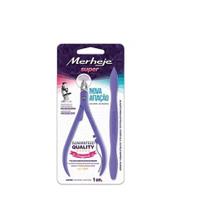 Alicate Para Unhas Merheje Super + 1 Espátula Lilás - Merheje
