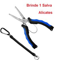 Alicate Pesca 601 Tira Anzol Multifuncional Albatroz Qz601 + Salva Alicate