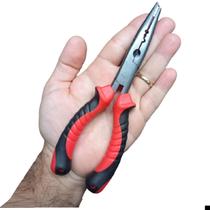 Alicate Pesca Bico Corte Cabo emborrachado Tira Anzol argola Alicate Pesca Bico Corte Cabo emborrachado Tira Anzol argola