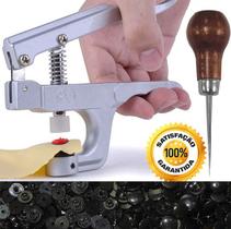 Alicate Pregar Botão 10 12 15 + 50 Botões Ritas Pr E Agulhão