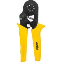 Alicate prensa terminal ap256 com catraca 0,25mm² à 6,0mm² para terminal tubular - Vonder