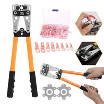 Alicate Prensar Crimpar Cabo Para Terminal Kit 60 Terminais Alicate Prensar Crimpar Cabo Para Terminal Kit 60 Terminais