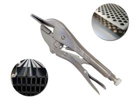 Alicate Pressão Solda Tipo Plataforma 10" Chapas Lisas Dobradas Superficie 4133510 Corneta