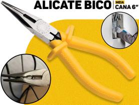Alicate Profissional Bico Longo 6" Isolado 1000V Tramontina P/ Instalações Elétricas Reparos Corte E Dobra de Fios