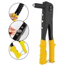 Alicate Rebitador 9 polegadas Profissional Manual 4 Bicos c/ Bocal estendido