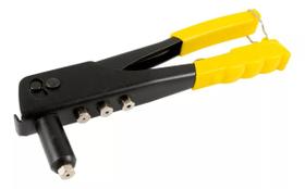 Alicate rebitador 9,5 polegadas 24cm manual 4 bicos eda profissional 8vj rebite rebitar fixar unir chapa metal aço reparo montagem