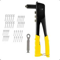 Alicate Rebitador Com 4 Bicos E 40 Rebites Profissional Eda