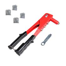 Alicate Rebitador Com 4 Pontas E 40 Rebites 2.4-4.8mm Profissional