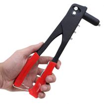 Alicate Rebitador Rebitadeira Manual 4 Bicos Com 40 Rebites