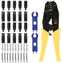 Alicate Terminador Com 10 Pares Conector Mc4 Painel Solar Alicate Terminador Com 10 Pares Conector Mc4 Painel Solar