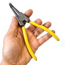 Alicate Tirar Abrir Aneis 7 Saca Anel Elastico Curvo Externo Alicate Tirar Abrir Aneis 7 Saca Anel Elastico Curvo Externo