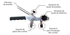 Alicate tracionador l 45 para nivelamento de piso