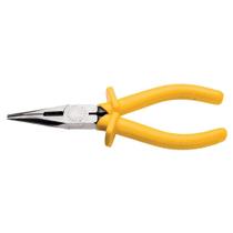 Alicate Tramontina Bico Meia Cana 6P, Cabo Amarelo Alicate Tramontina Bico Meia Cana 6P, Cabo Amarelo